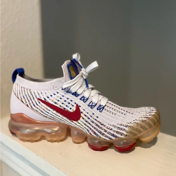 Nike Air Vapormax Flyknit 3 Light Violet Red AJ6910-501 Women's Shoes Size 6 - Picture 5 of 9